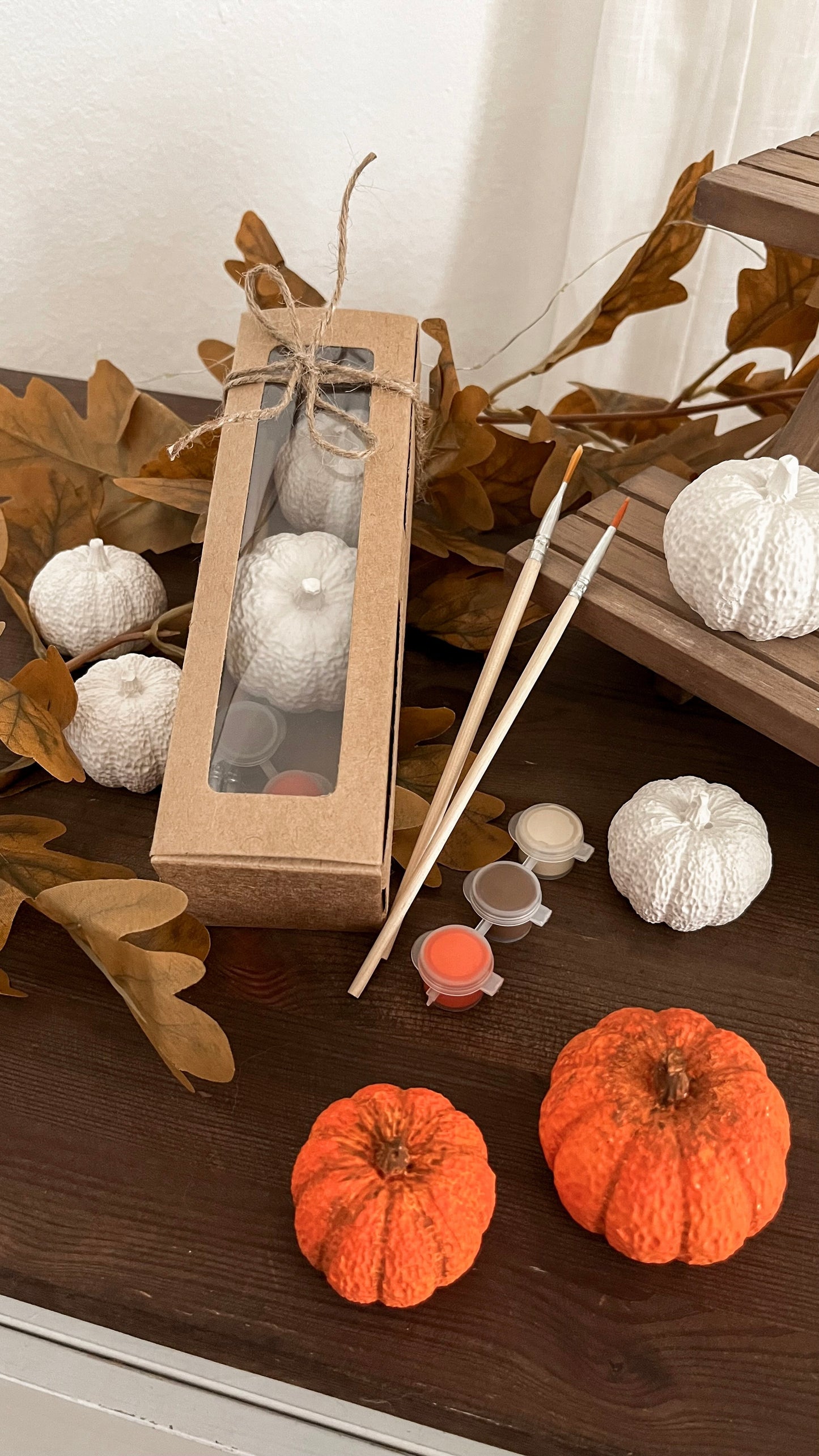 Kit CITROUILLES à peindre